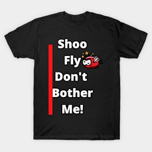 Fly At Vice Presidential Debate, The Fly Stole The Show, Look Who Flew In, Fly on The Head, White Lettering T-Shirt